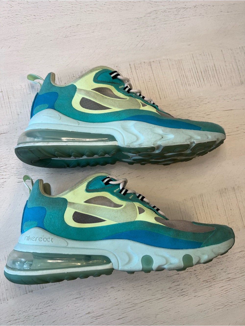Nike Air Max React 270 Hyper Jade Sneakers - Picture 5 of 8